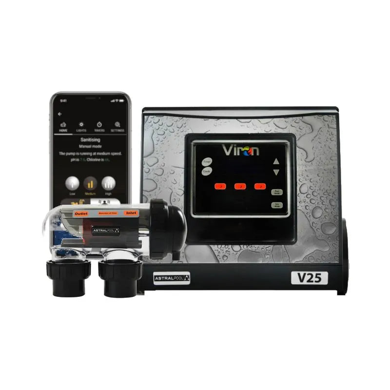 Viron Saltwater Chlorinator with Bluetooth Control - Pool World Australia