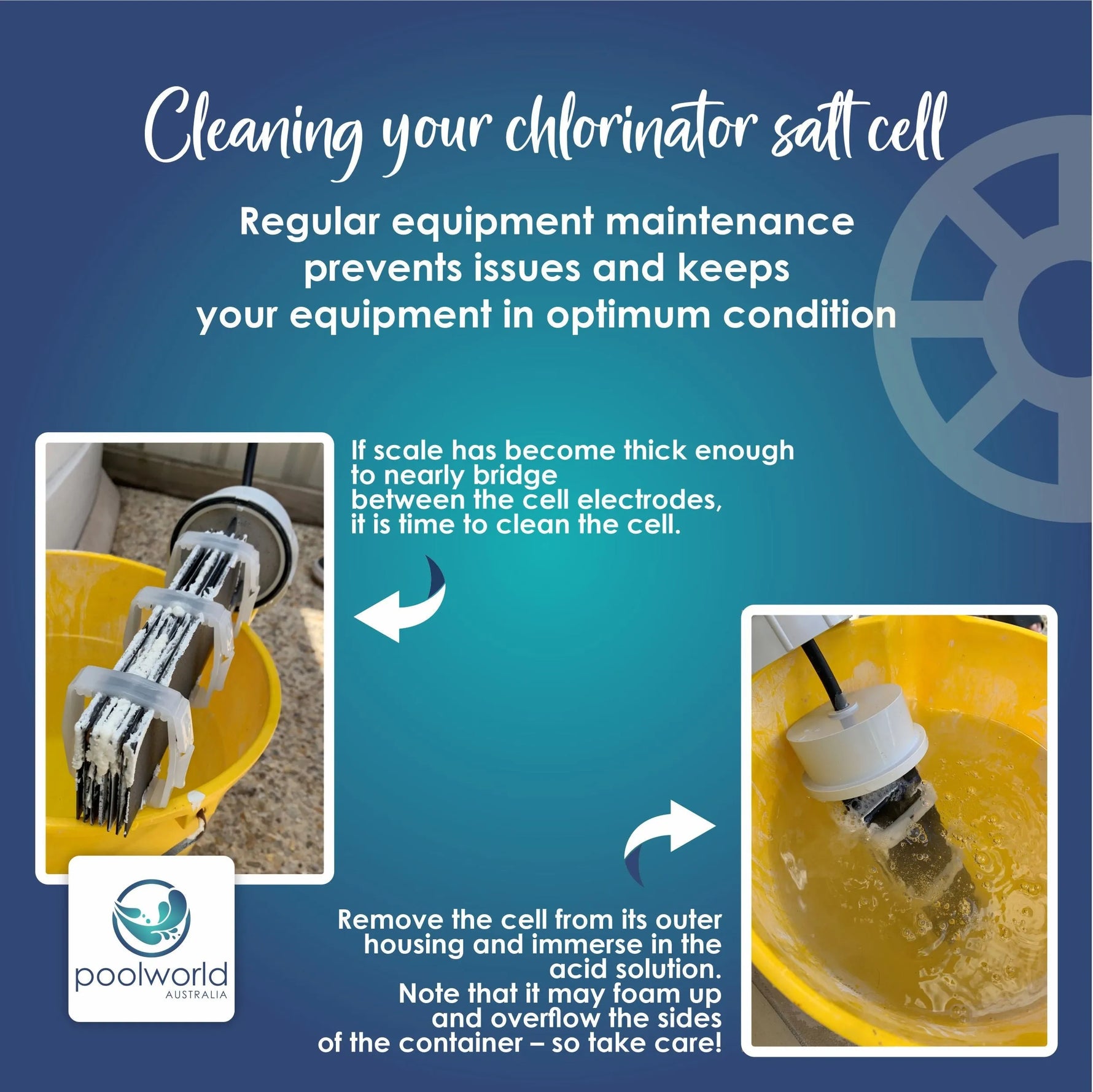 How to Remove and Clean Your Pool Chlorinator Salt Cell
