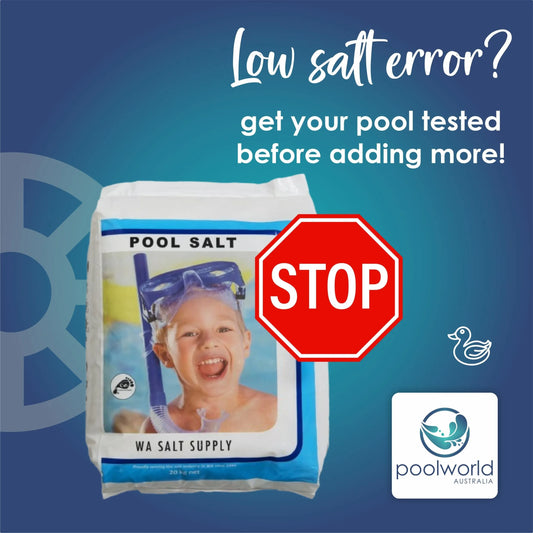 Low Salt Warning on Your Pool Chlorinator? Don't Add Salt Yet!
