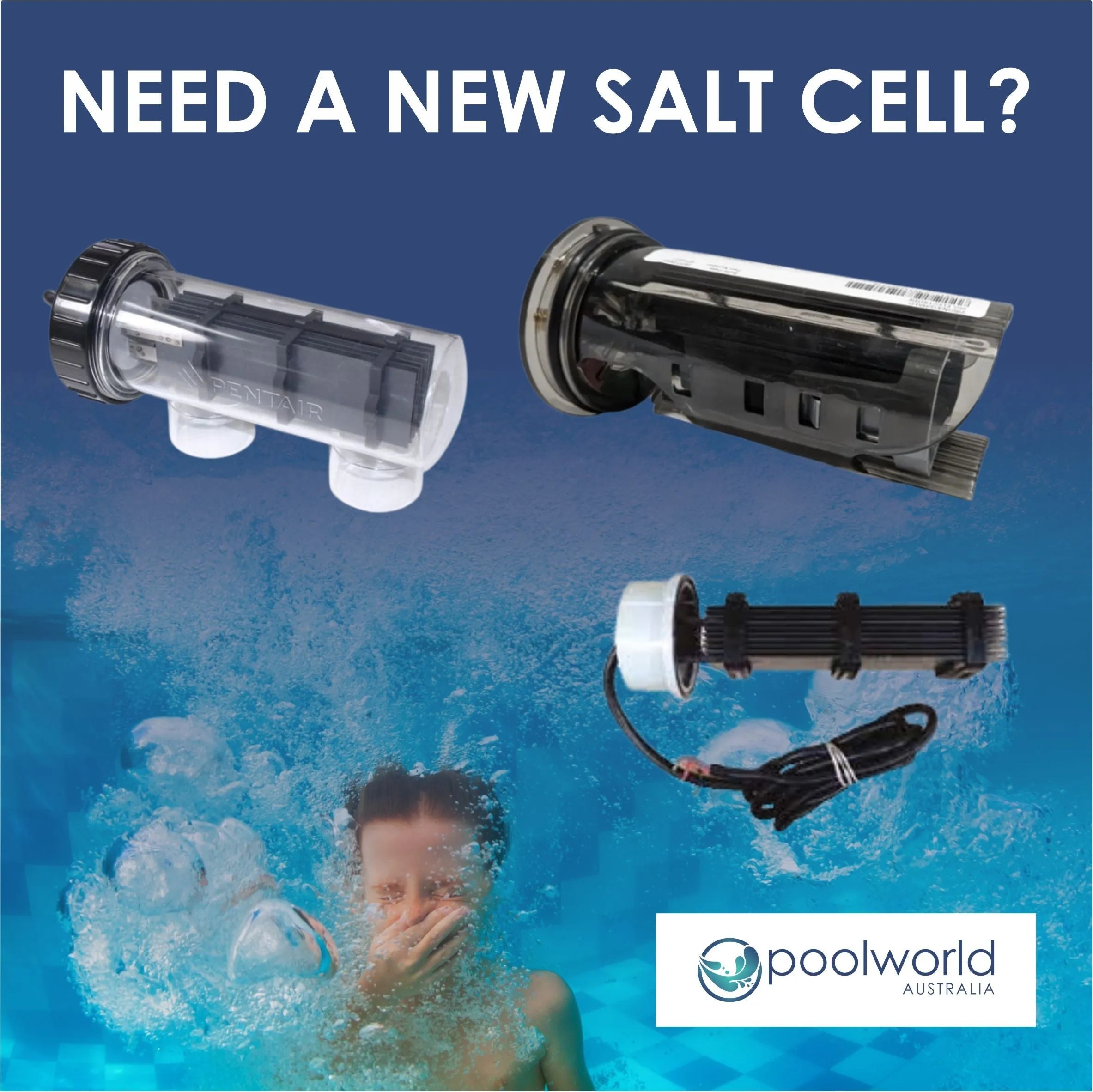 Pool Chlorinator Salt Cells for Clean, Clear Pool Water – Pool World ...