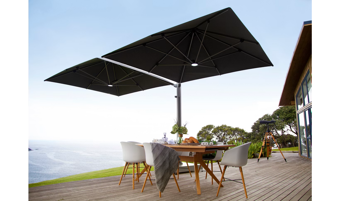 SHADOWSPEC UNITY Multi-Canopy Cantilever Umbrella