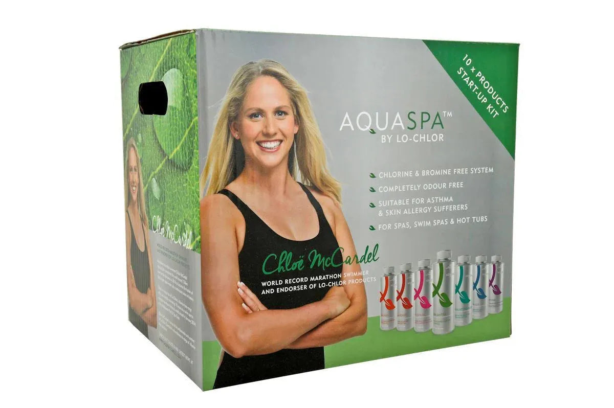 AquaSpa Start-Up Kit | Chlorine and Bromine Free – Spa Chemical
