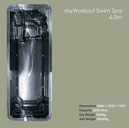 myWorkout | Swim Spa | Sapphire Spas, Pool World Australia
