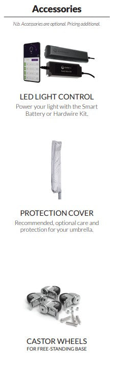 Shadowspec Serenity™ Rotating Cantilever Umbrella