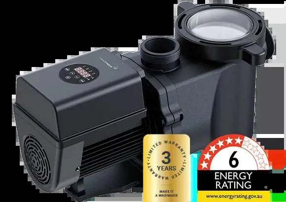 MADIMACK PUMP INVERFLOW - 1HP, Pool World Australia