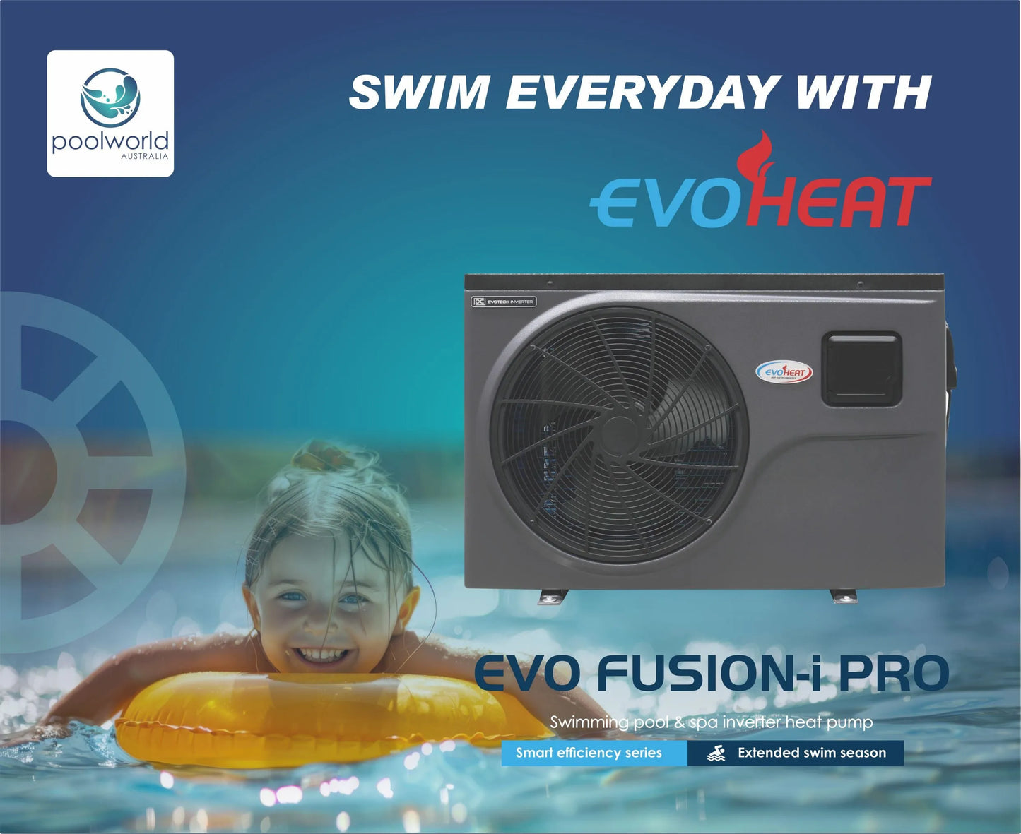 Evo Fusion-i Pro Series Pool Heaters, Pool World Australia