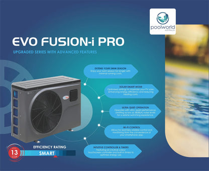 Evo Fusion-i Pro Series Pool Heaters, Pool World Australia
