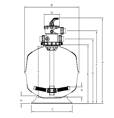 WATERCO EXOTUF MEDIA FILTER