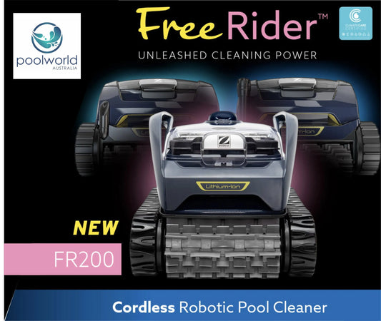 Freerider™ FR200 - Cordless Robotic Pool Cleaner, Pool World Australia