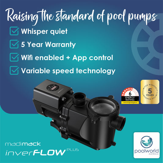 Madimack InverFlow Plus F300i 1.0HP Variable Speed Inverter Pool Pump w/ WiFi