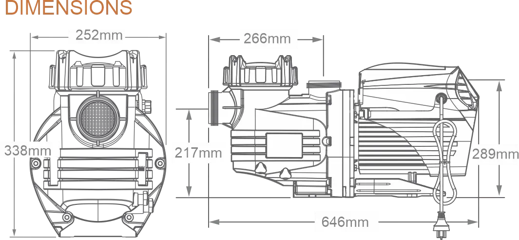 VIRON XT P320C PUMP, Pool World Australia