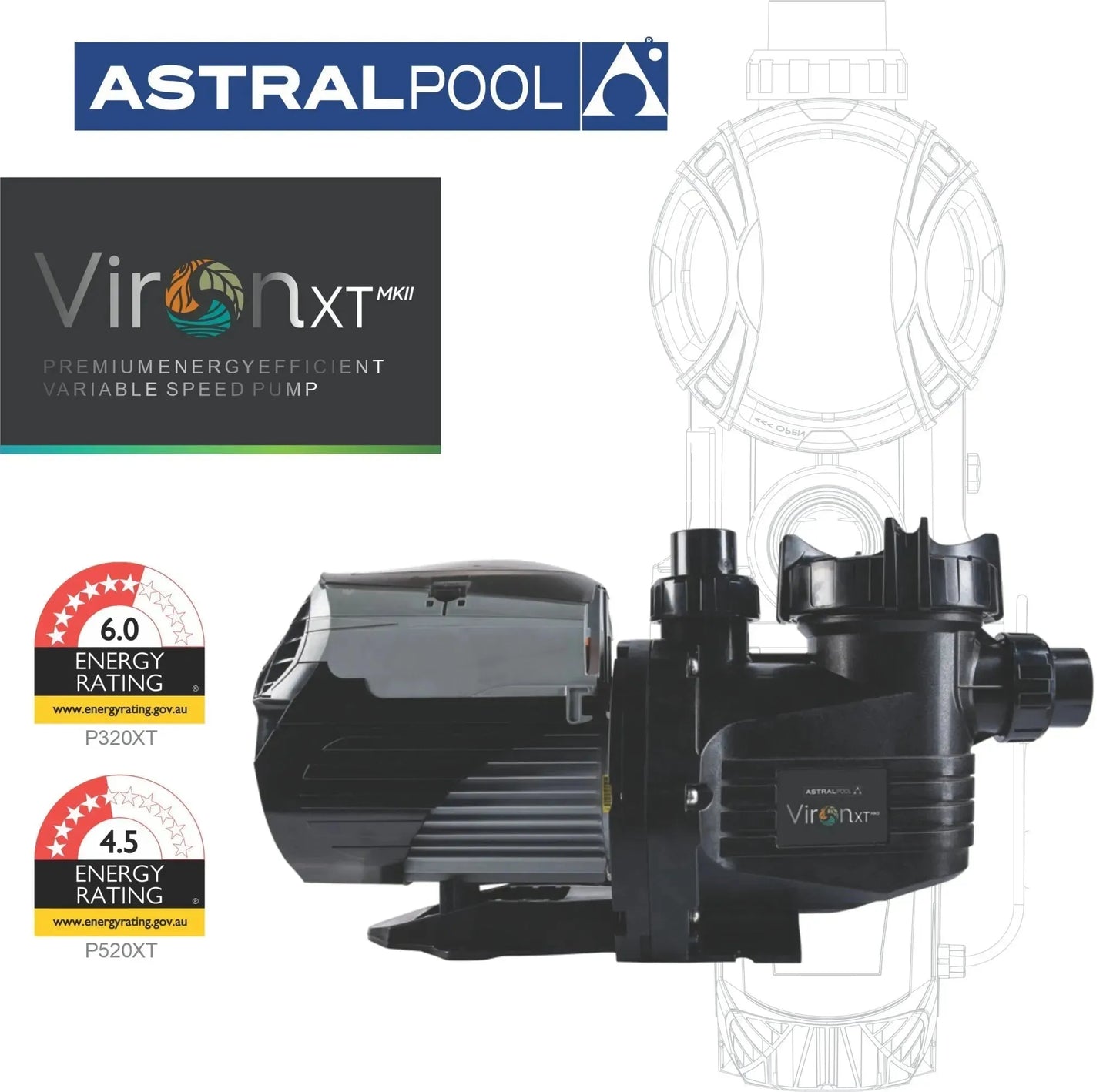 VIRON XT P320C PUMP, Pool World Australia